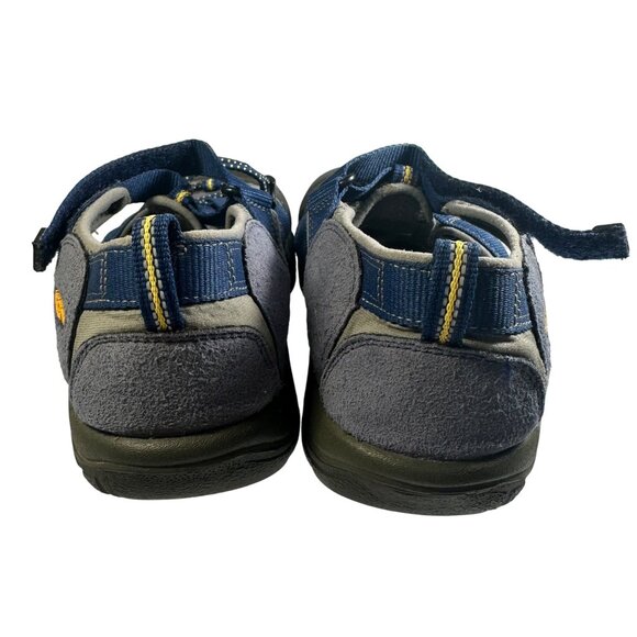 KEEN Newport Boys Blue Strappy Easy On Washable Sandal Shoes Sz 6 - Picture 7 of 11